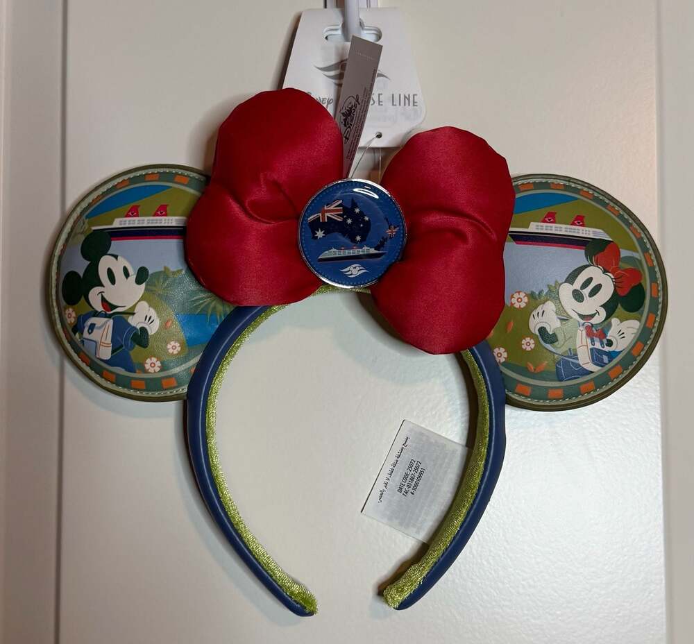 Disney Cruise Line Australia Mickey and Minnie Mouse Ears Headband